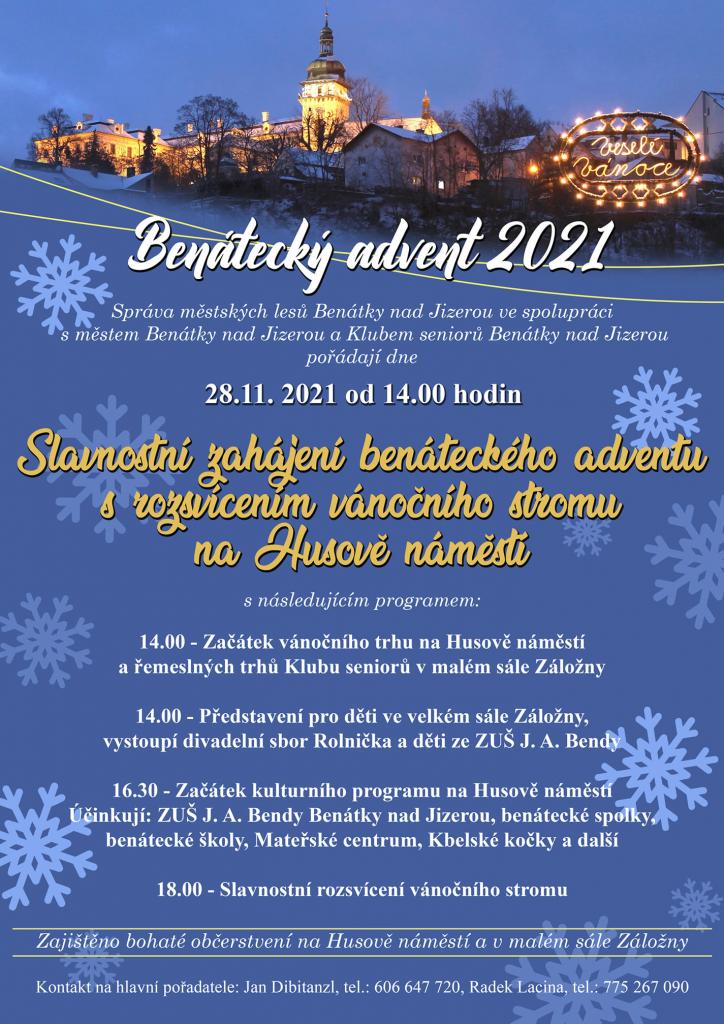Zahájení Benáteckého Adventu s rozsvícením vánočního stromu 6