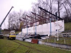 Rekonstrukce tribuny na fotbalovém stadionu 2013-2