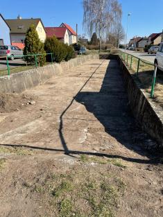 Oprava nádrže ve Kbele