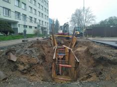 Oprava kanalizace v ulici Ořechová