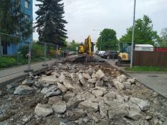 Oprava kanalizace v ulici Ořechová
