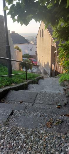 Oprava venkovních schodů ul. Tychona Braha