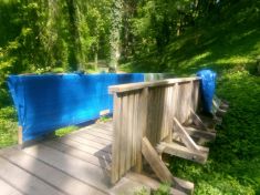 Renovace 3 dřevěných mostků v podzámeském parku