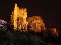 Osvětlený hrad